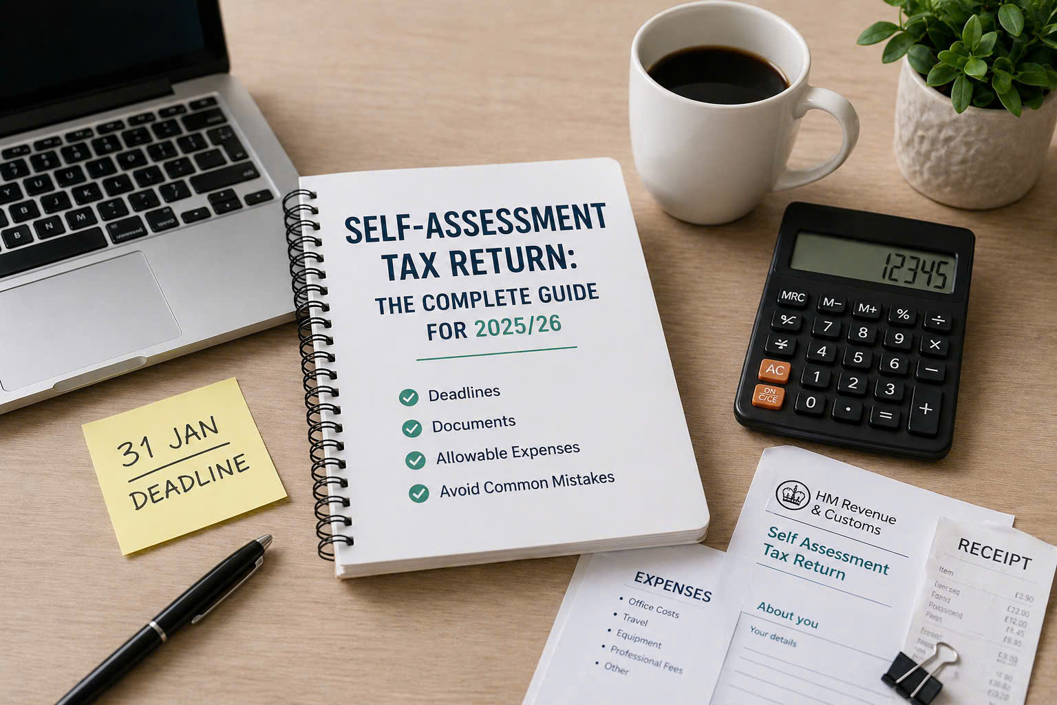 Self-assessment tax return complete guide for 2025/26