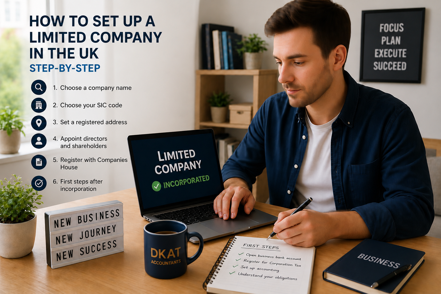 How to set up a limited company UK — step-by-step guide