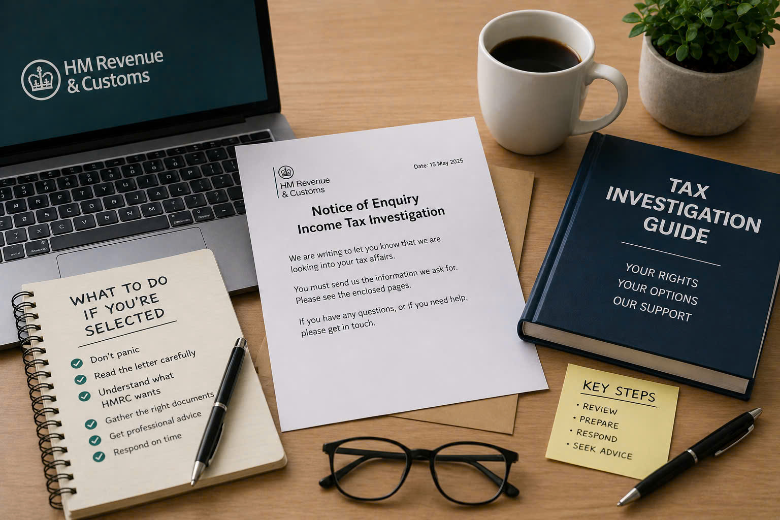 HMRC tax investigation guide — what to do if selected for an enquiry