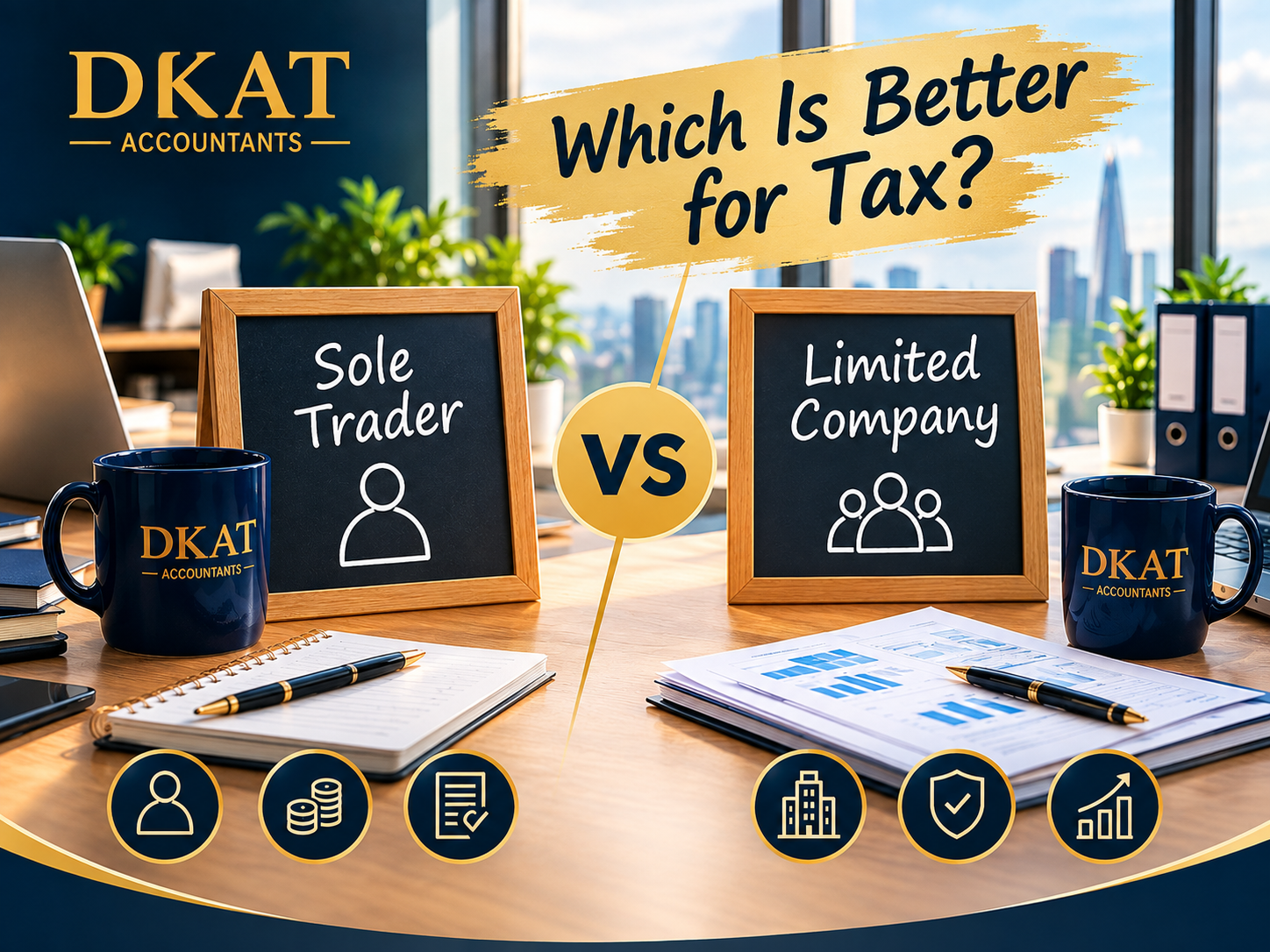Sole trader vs limited company tax comparison UK